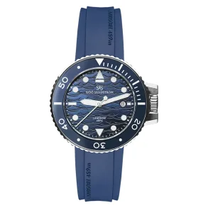 Landsort SS-2242-D4 Blue / Blue rubber