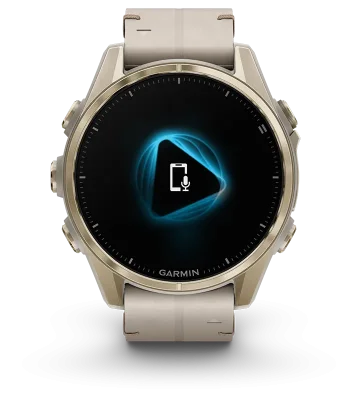 fenix 8 43mm,AMOLED,Saph,SftGldSS/FogGryLeatherBnd,Excl,EMEA