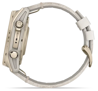 fenix 8 43mm,AMOLED,Saph,SftGldSS/FogGryLeatherBnd,Excl,EMEA