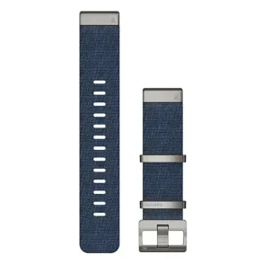 Acc, MARQ, QuickFit 22m, Jacquard Weave Nylon Strap, Indigo