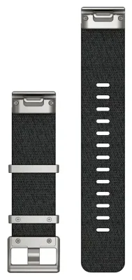 Acc, MARQ, QuickFit 22m, Jacquard Weave Nylon Strap,Black