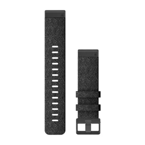 Acc,fenix 6 22mm QuickFit Heathered Black Nylon Band