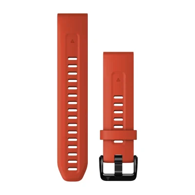 010-13102-02 QuickFit&reg; 20-klokkeremmer,  laser red silikon