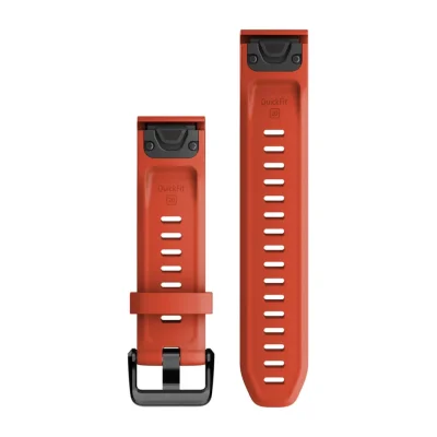 010-13102-02 QuickFit&reg; 20-klokkeremmer,  laser red silikon