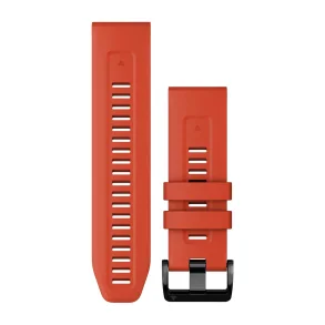 010-13117-04 QuickFit&reg; 26 klokkeremmer, flame red silikon