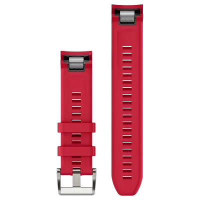Acc, MARQ GEN2 QuickFit 22, Silicone Strap, Plasma Red