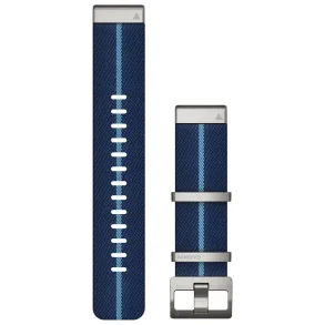 Acc, MARQ GEN2 QF 22, Jacquard Nylon Strap, Indigo Striped