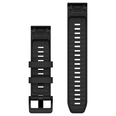 Acc, fenix 8, 22mm, QF Black Silicone Band, WW/Asia
