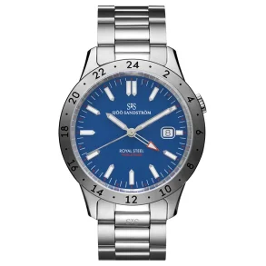 Royal Steel Worldtimer SS-1841-WT Blue / Steel