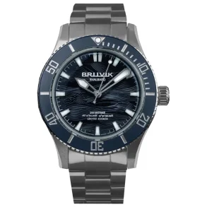 Svalbard arctic fjords wave dial arctic blue 2024SVB41AFWDBLU
