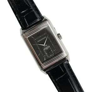 Jeager LeCoultre Reverso Duo Black & Salmon - 18K