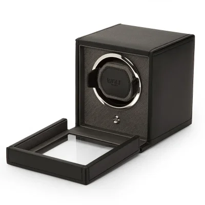 WOLF1834 CUB WINDER W/ COVER - BLACK