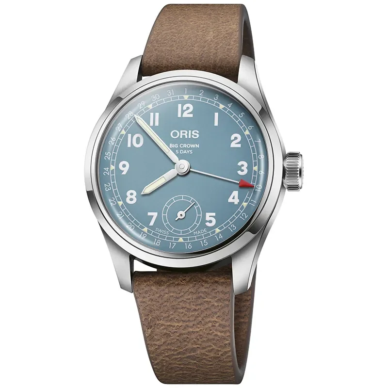 Oris Big Crown herreklokke 47377864065LS bl� 38 mm
