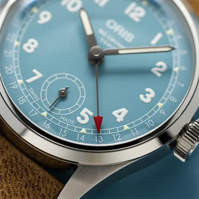 Oris Big Crown herreklokke 47377864065LS bl� 38 mm