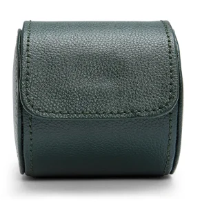 WOLF1834 BRITISH RACING NARROW SINGLE WATCH ROLL - GREEN