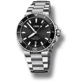 Oris Aquis Date Polished Black
