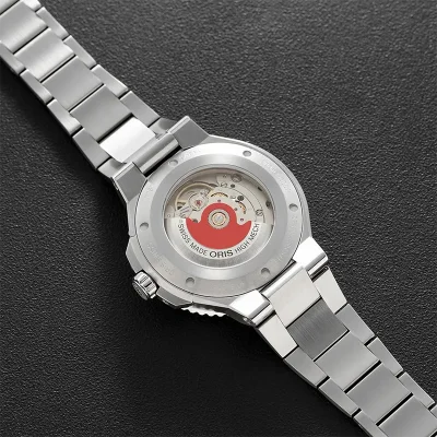 Oris 73377874154MB Aquis herreklokke svart 42 mm