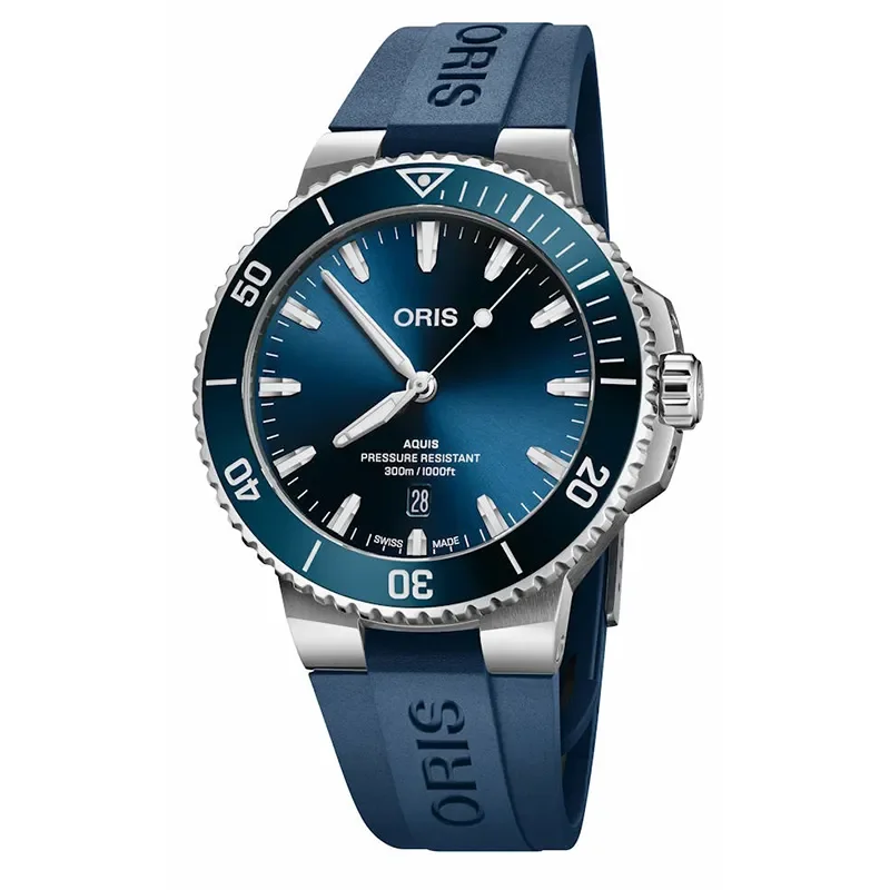 Oris 73377894135RSBLUE Herreklokke Bl� 44 mm Mekanisk