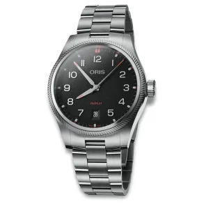 Oris 73378054164MB Herreklokke Svart 41 mm Mekanisk Automatisk