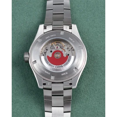 Oris 73378054164MB Herreklokke Svart 41 mm Mekanisk Automatisk