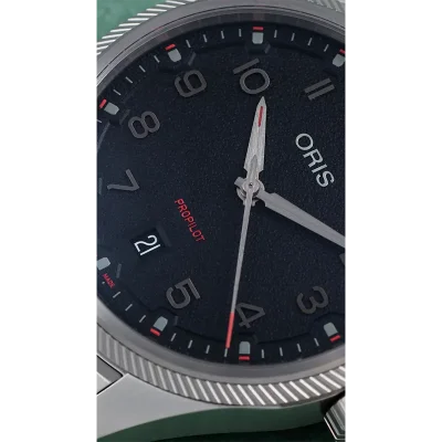 Oris 73378054164MB Herreklokke Svart 41 mm Mekanisk Automatisk