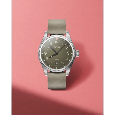 Oris Propilot Herre Gr�nn 41 mm 73378054167LS