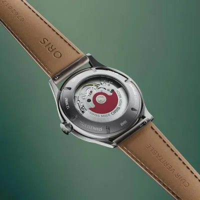 Oris 73378104051LS Herreklokke, Hvit, 38 mm