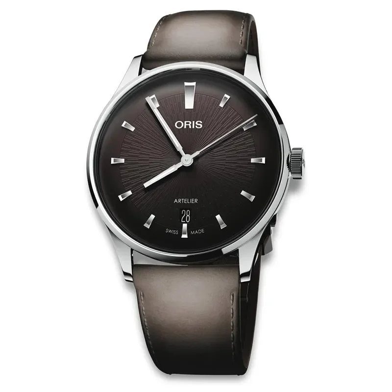 Oris 73378104054LS Artelier Herreklokke Brun 38 mm