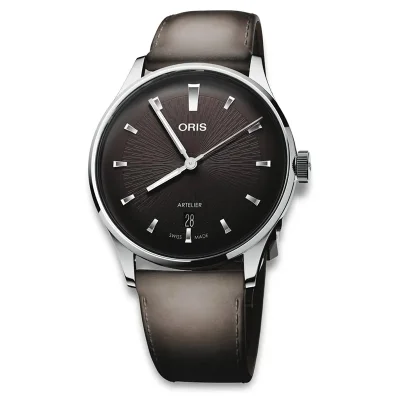 Oris 73378104054LS Artelier Herreklokke Brun 38 mm