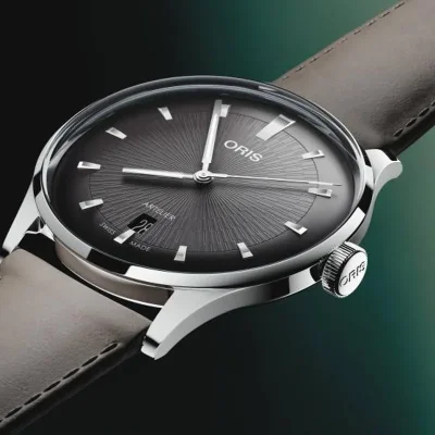 Oris 73378104054LS Artelier Herreklokke Brun 38 mm