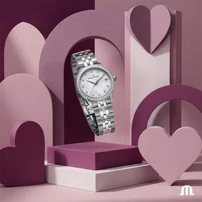 Maurice Lacroix 751006-SD502-170-1 dameur med perlemor og safirglass
