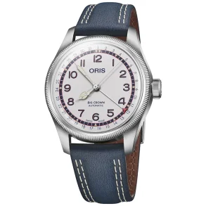 Oris Big Crown 75477854081SET Herreklokke Hvit 40 mm
