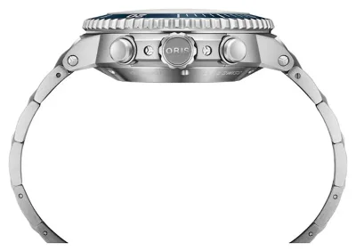Oris Aquis Herre 44 mm Bl� Mekanisk Automatisk 77177934155MB