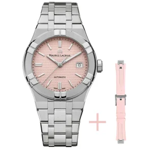 Maurice Lacroix AI6007-SS00F-530-E mekanisk klokke 39 mm rosa safirglass