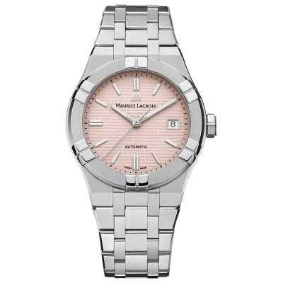 Maurice Lacroix AI6007-SS00F-530-E mekanisk klokke 39 mm rosa safirglass