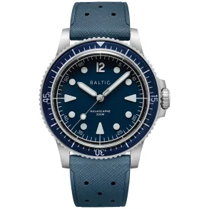 Aquascaphe MK2 - 39,5mm - Blue - Rubber Classic Blue - Medium