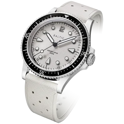 Aquascaphe MK2 - 39,5mm - Warm Silver - Rubber Classic Warm Silver - Medium