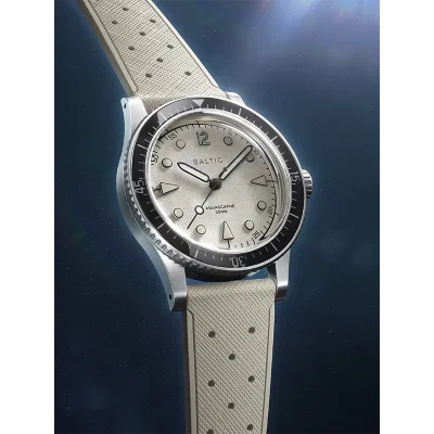 Aquascaphe MK2 - 39,5mm - Warm Silver - Rubber Classic Warm Silver - Medium