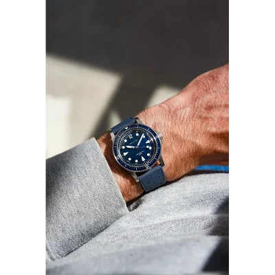 Aquascaphe MK2 - 37mm - Blue - Rubber Classic Blue - Medium