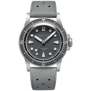 Aquascaphe MK2 - 37mm - Grey - Rubber Classic Grey - Medium