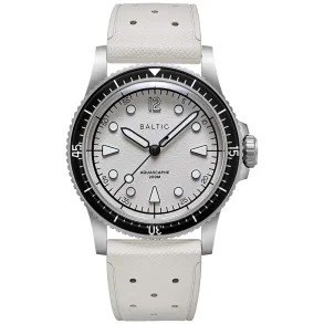 Aquascaphe MK2 - 37mm - Warm Silver - Rubber Classic Warm Silver - Medium