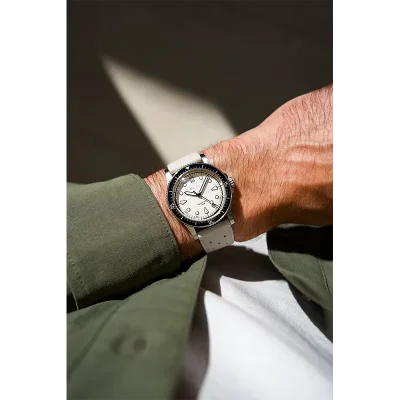Aquascaphe MK2 - 37mm - Warm Silver - Rubber Classic Warm Silver - Medium