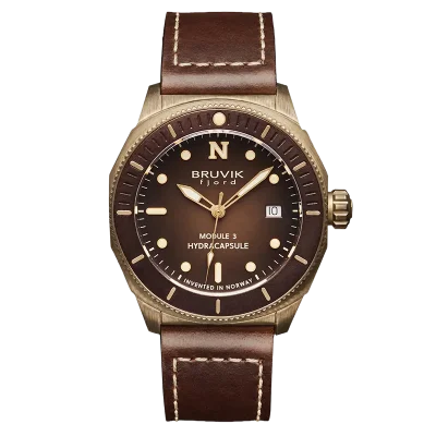 Bruvik fjord hydracapsule� module 3 Bronze Brown  Limited Edition