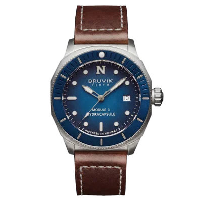 Bruvik fjord hydracapsule� module 3 Blue Leather