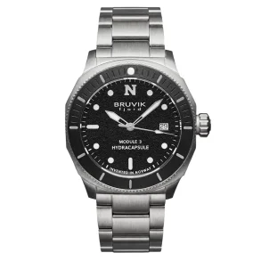 Bruvik fjord hydracapsule� module 3 Black Bracelet