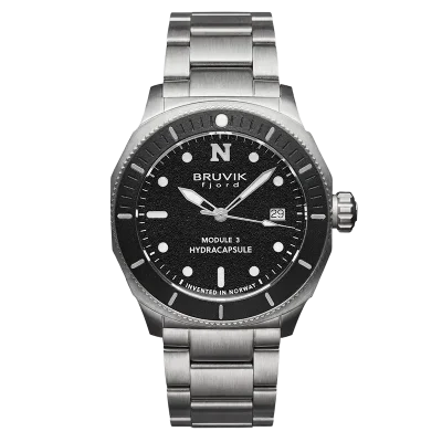 Bruvik fjord hydracapsule� module 3 Black Bracelet