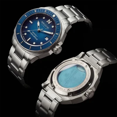 Bruvik fjord hydracapsule� module 3 Blue Metalbracelet
