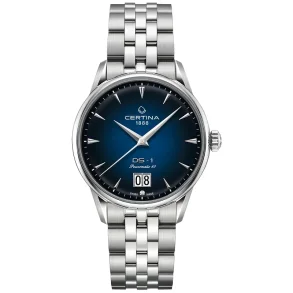 Certina DS-1 Herreklokke Bl� 41 mm C0294261104100