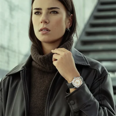 Certina DS-1 C0294301601101 Herreklokke Hvit 40 mm