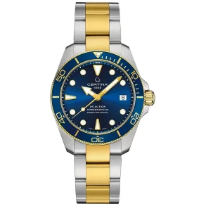 Certina DS Action C0328072204110 unisex klokke, bl�, 38 mm